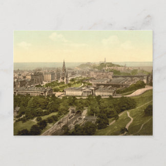 Edinburgh from the Castle, Scotland Postcard
