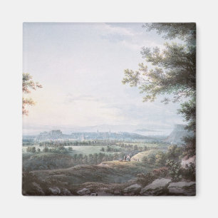 Edinburgh from the South, 18th century Magnet