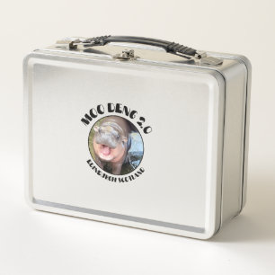 Edinburgh Hippo Pygmy in Scotland- Moo Deng 2.0 Hi Metal Lunch Box