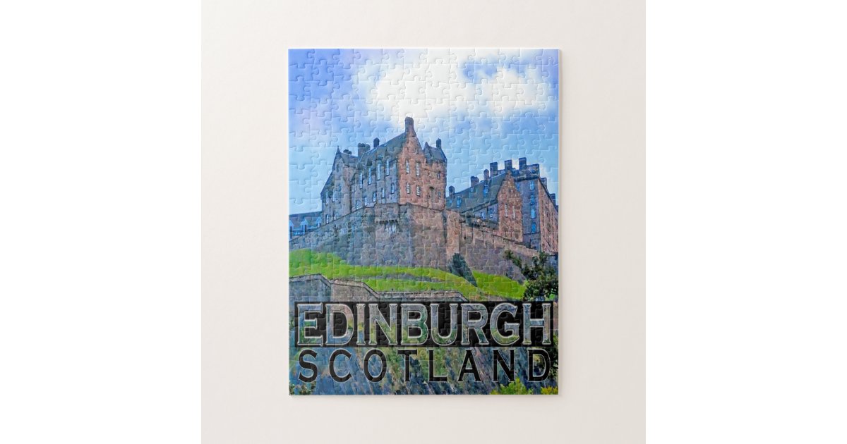 Edinburgh Jigsaw Puzzle Zazzle