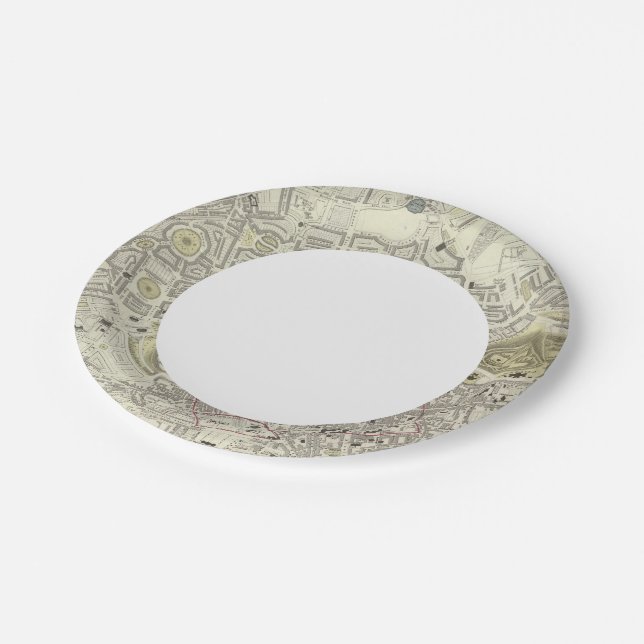 Edinburgh Paper Plates (Angled)