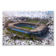 Edinburgh Rugby Stadium with Scotland Flag