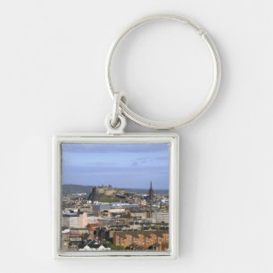 Edinburgh, Scotland. A view overlooking central Keychain