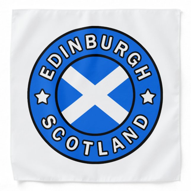 Edinburgh Scotland Bandana (Front)
