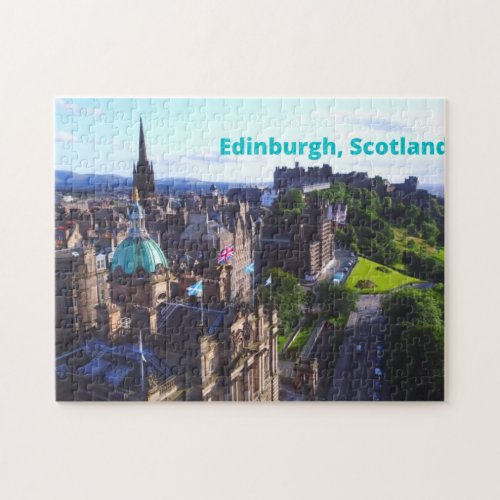 Edinburgh Scotland Beautiful Historic Buildings  Jigsaw Puzzle