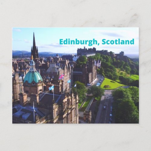 Edinburgh Scotland Beautiful Historic Buildings  Postcard