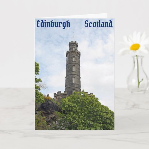 Edinburgh Scotland Card