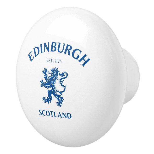 Edinburgh Scotland Ceramic Knob (Right)