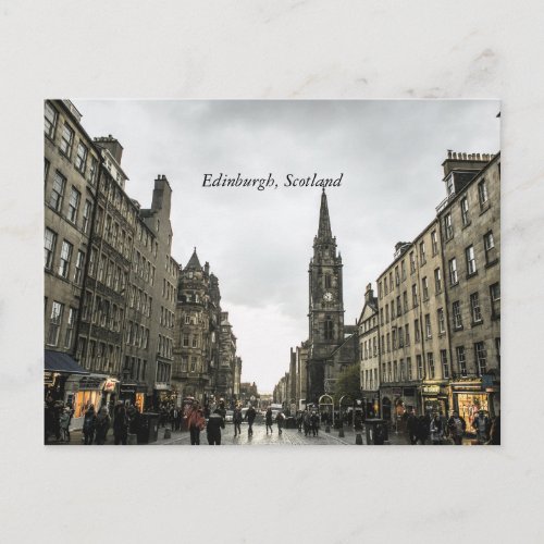 Edinburgh Scotland cityscape Postcard