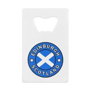 Edinburgh Scotland Credit Card Bottle Opener