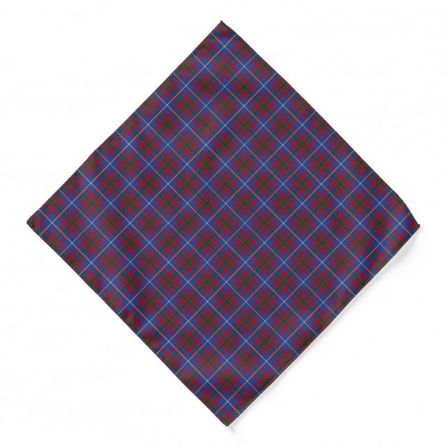 Edinburgh Scotland District Tartan Bandana (Front)