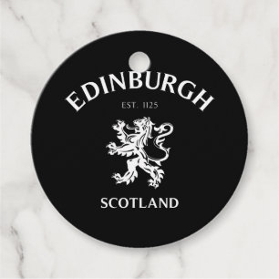 Edinburgh Scotland Favor Tags