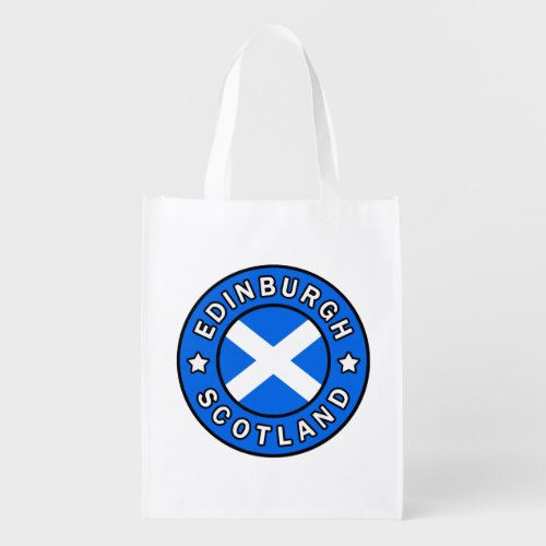 Edinburgh Scotland Grocery Bag