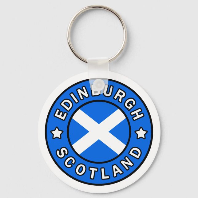 Edinburgh Scotland Keychain (Front)