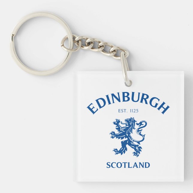 Edinburgh Scotland Keychain (Front)