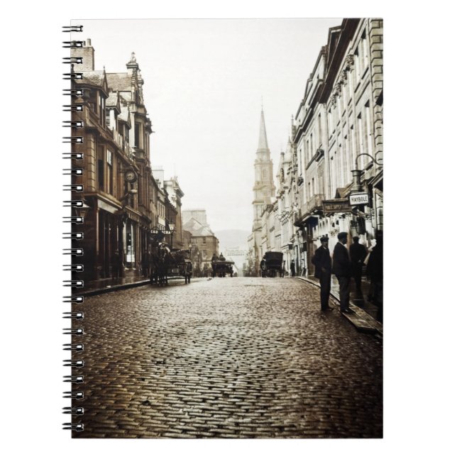 EDINBURGH SCOTLAND MAYBOLE STREET SCENE 1910 NOTEBOOK (Front)