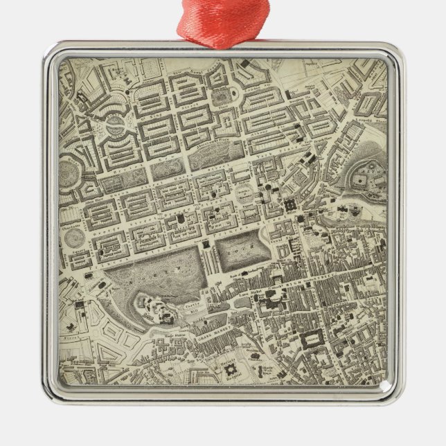 Edinburgh, Scotland Metal Ornament (Front)