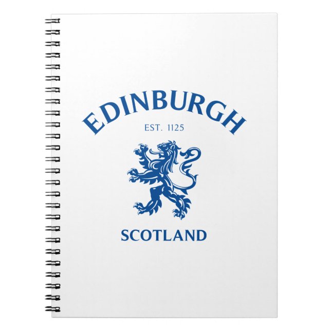 Edinburgh Scotland Notebook (Front)