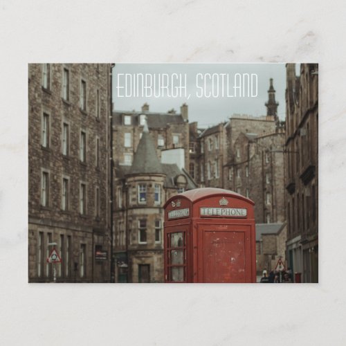 Edinburgh Scotland Postcard