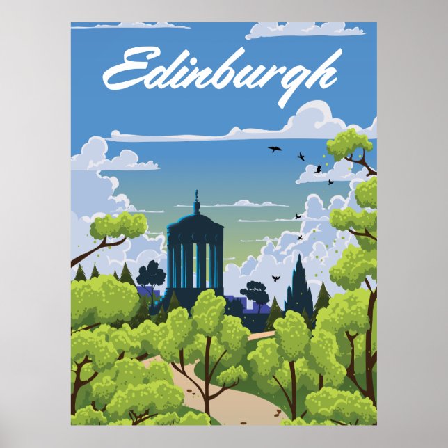 Edinburgh Scotland Poster (Front)