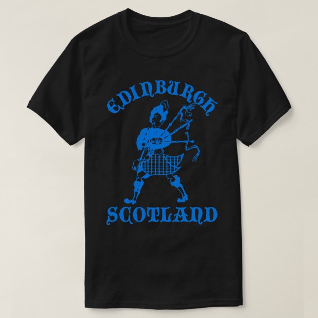 Edinburgh Scotland Retro Tourist Souvenir T-Shirt (Design Front)