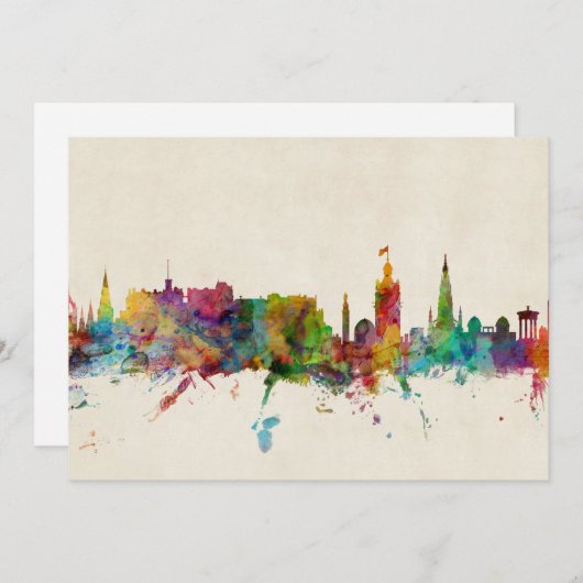 Edinburgh Scotland Skyline (Front/Back)