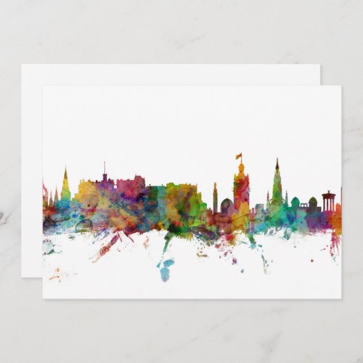 Edinburgh Scotland Skyline (Front/Back)