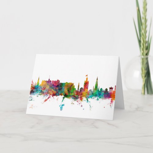 Edinburgh Scotland Skyline Card