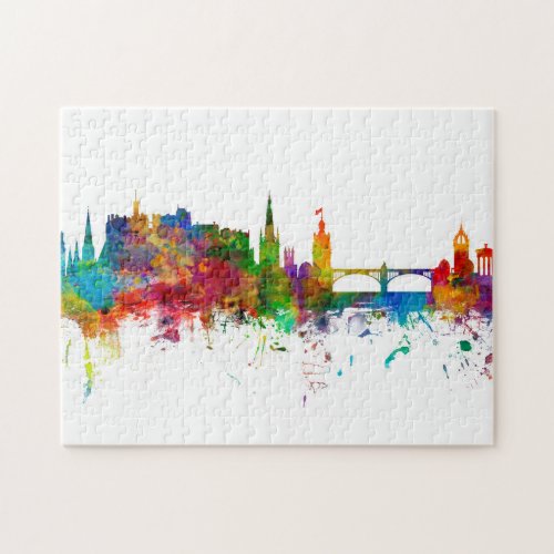 Edinburgh Scotland Skyline Jigsaw Puzzle