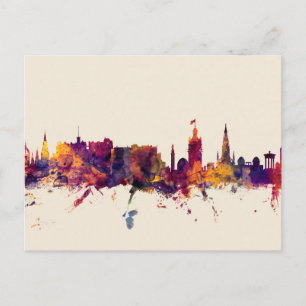 Edinburgh Scotland Skyline Postcard