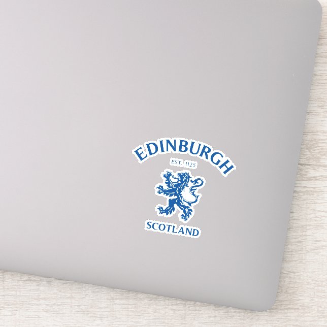 Edinburgh Scotland Sticker (Detail)