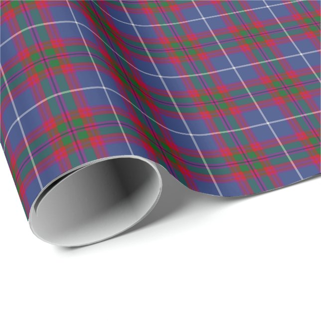 Edinburgh Scotland Tartan Pattern Wrapping Paper (Roll Corner)