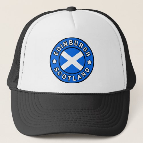 Edinburgh Scotland Trucker Hat