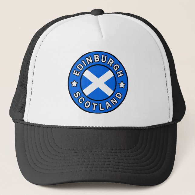 Edinburgh Scotland Trucker Hat (Front)