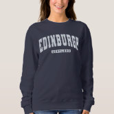 Monogram Light Blue Varsity College Initial B Sweatshirt