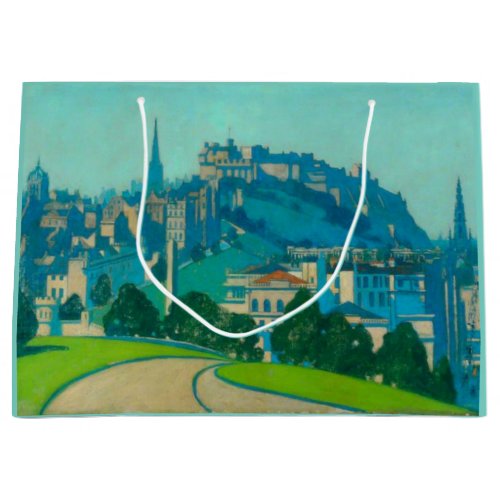 Edinburgh Scottish Capital City by George Henry Large Gift Bag