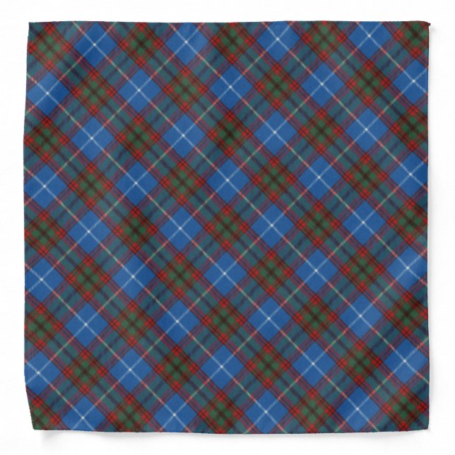 Edinburgh Scottish Clan Tartan Bandana (Front)