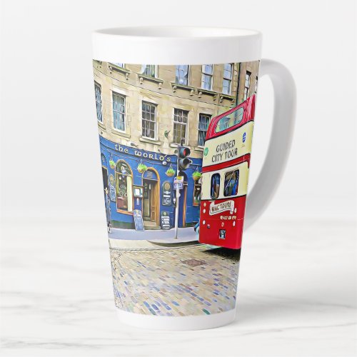 Edinburgh Scottland Latte Mug