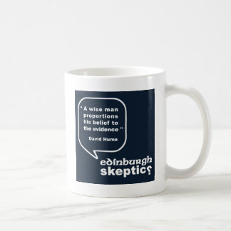 Edinburgh Skeptics - Hume Quote Coffee Mug