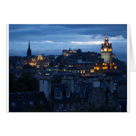 Edinburgh Skyline Cards (Front Horizontal)