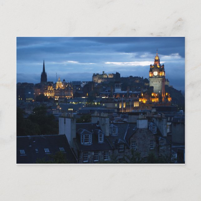 Edinburgh Skyline Postcard (Front)