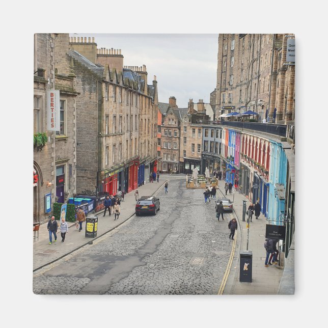 Edinburgh - Victoria Street Magnet (Front)