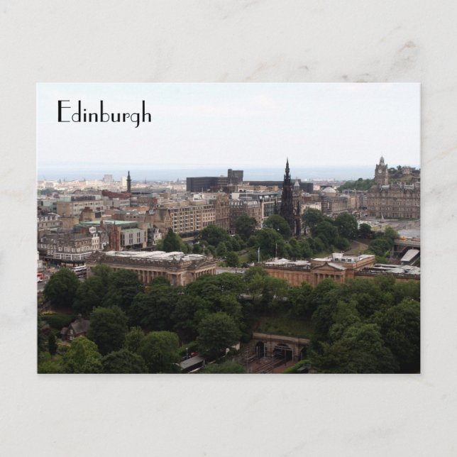 edinburgh view postcard (Front)