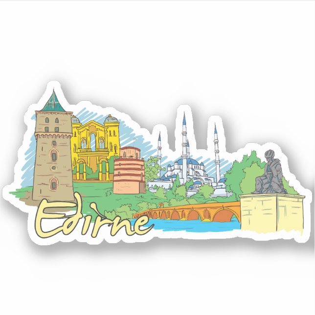 edirne city sticker (Front)