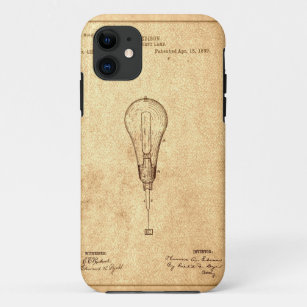 Edison Bulb Patent iPhone 11 Case