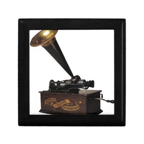 Edison Home Phonograph Jewelry Box