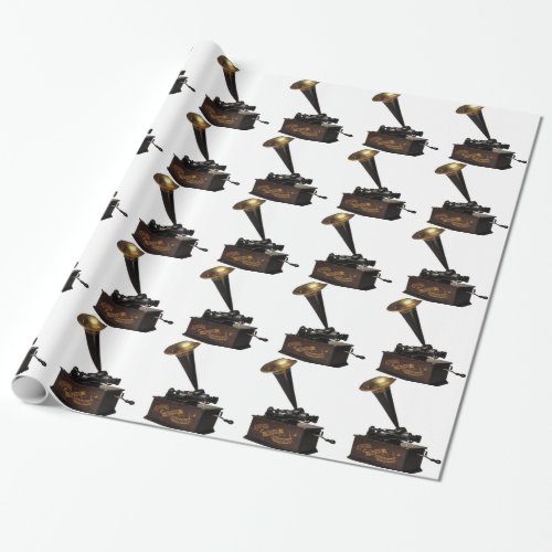 Edison Home Phonograph Wrapping Paper
