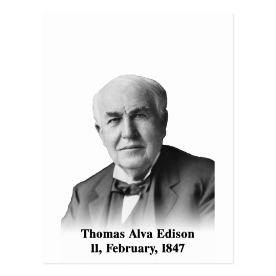 Edison Postcard