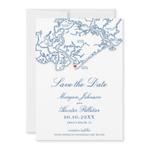 Edisto Beach Save the Date | Edisto Island Map