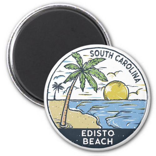 Edisto Beach South Carolina Vintage  Magnet